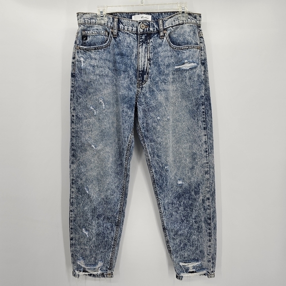 KanCan Denim - Kancan acid washed vintage distressed jeans nwot women's size 11 (29)